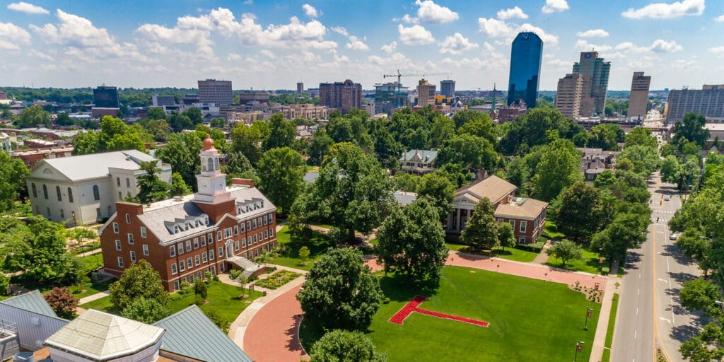 aerial-lexington-kentucky-transylvania-university-campus